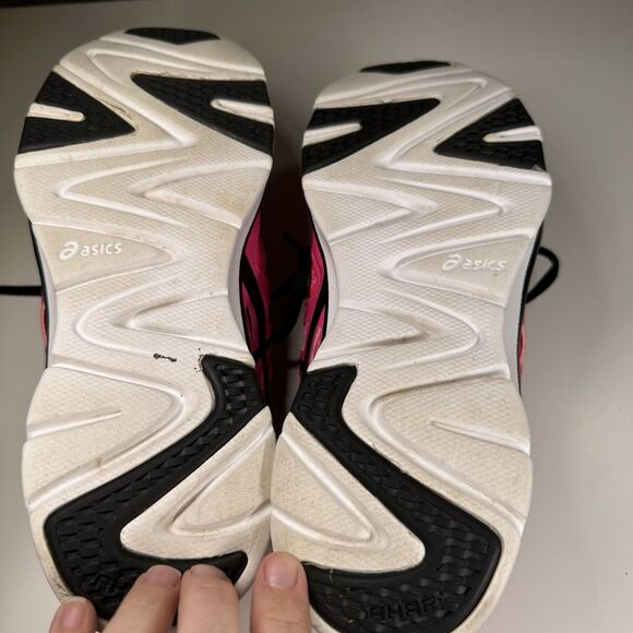 Asics Gel Shoes Sneakers Neon Pink Mesh S378N Size 8.5 Women’s Running Training - Picture 8 of 8